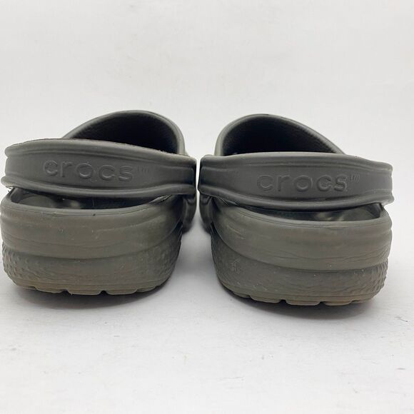 CROCS Brown Classic Clogs Comfort - Size W8-9/M6-7 - Picture 5 of 6